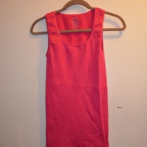 Hot Pink Neon Nylon/Spandex Tank